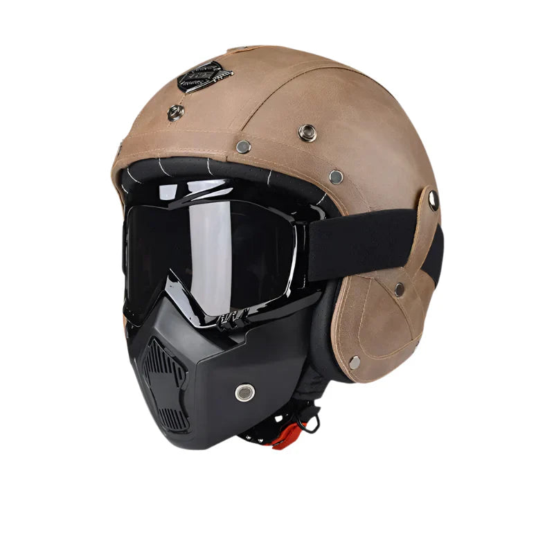 Casque moto Jet/Scorpion Retro Vintage 100% Modulable